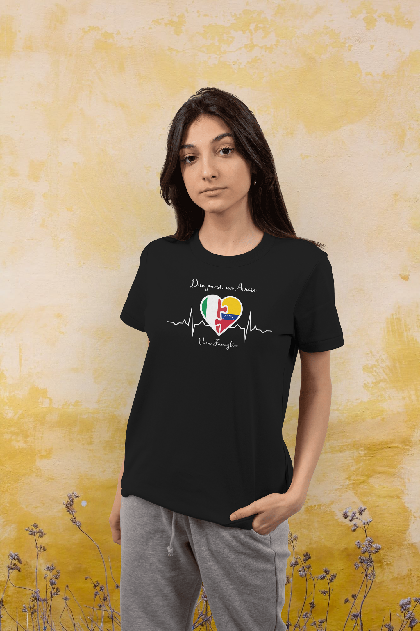 T-shirt Due paesi un Amore