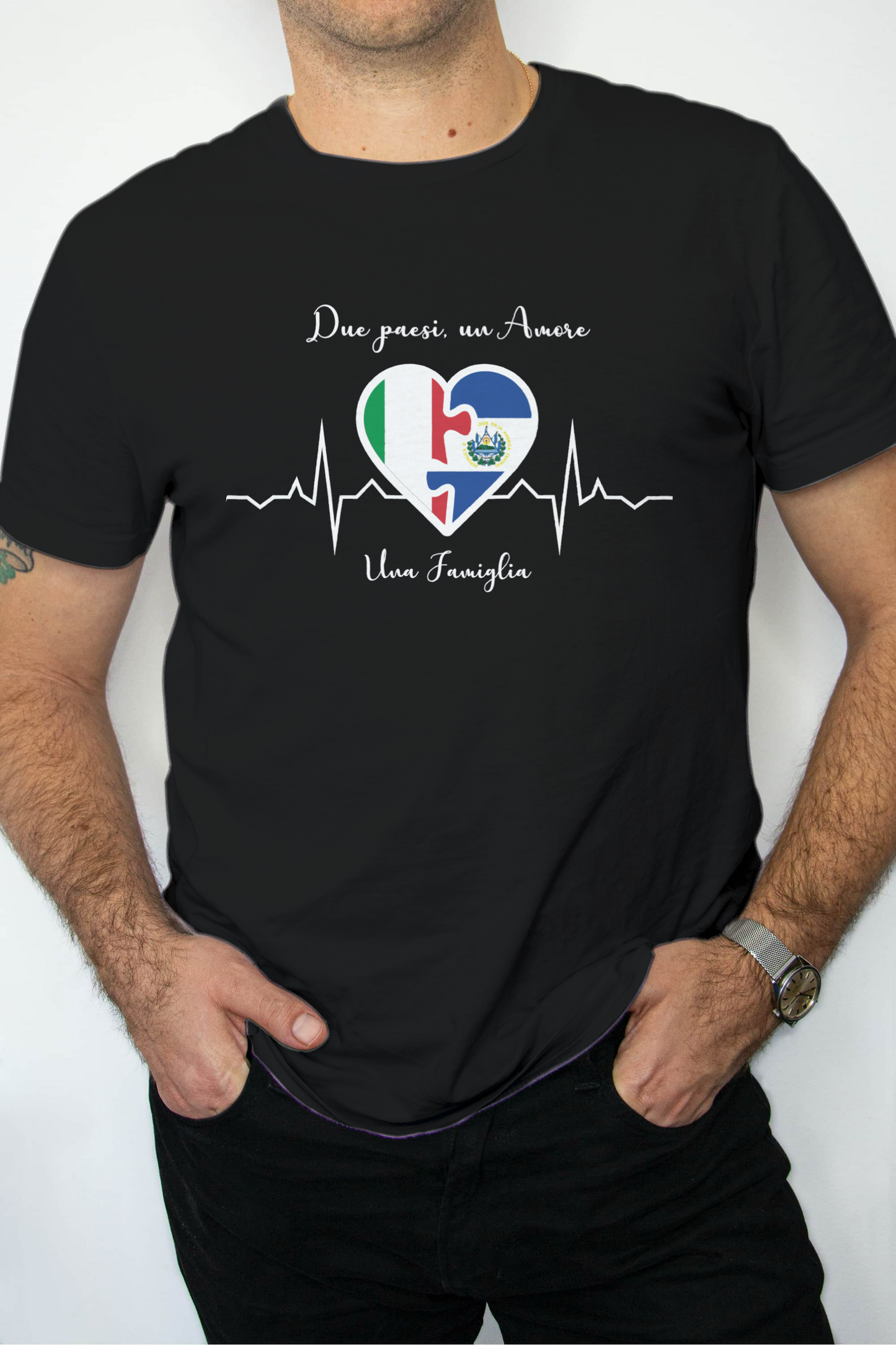 T-shirt Due paesi un Amore