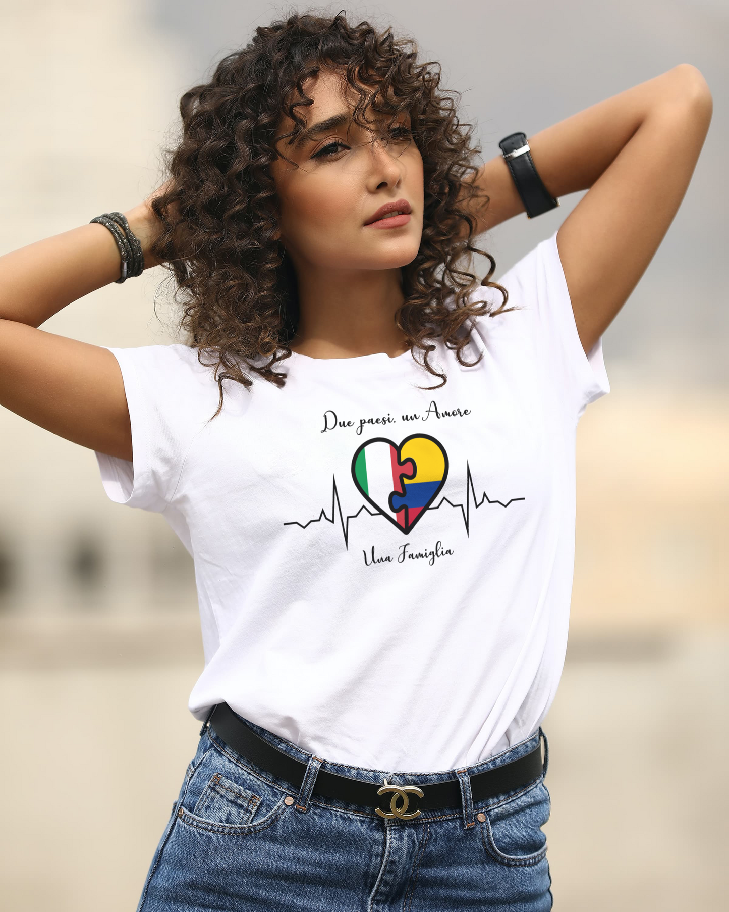 T-shirt Due paesi un Amore