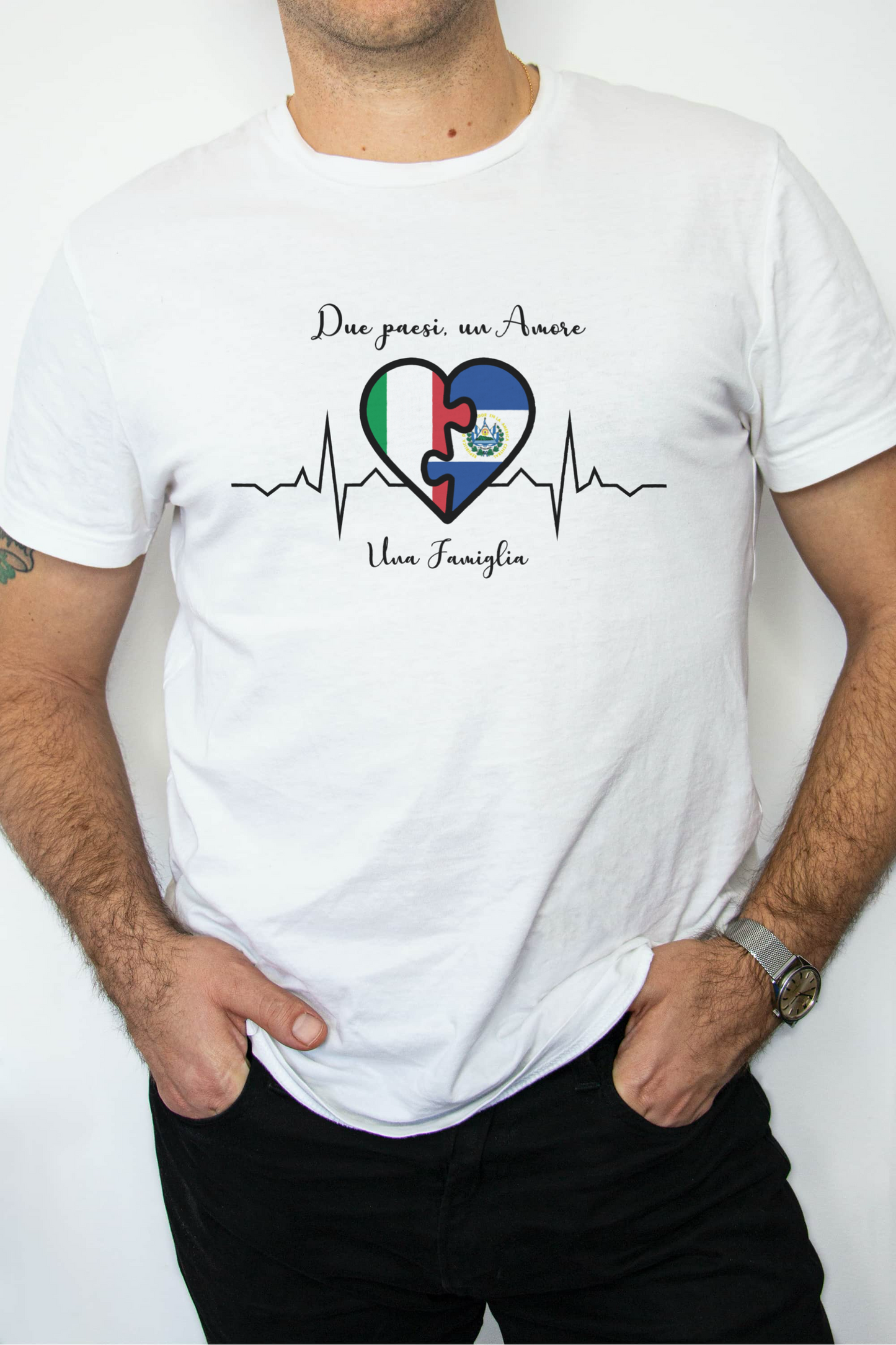 T-shirt Due paesi un Amore