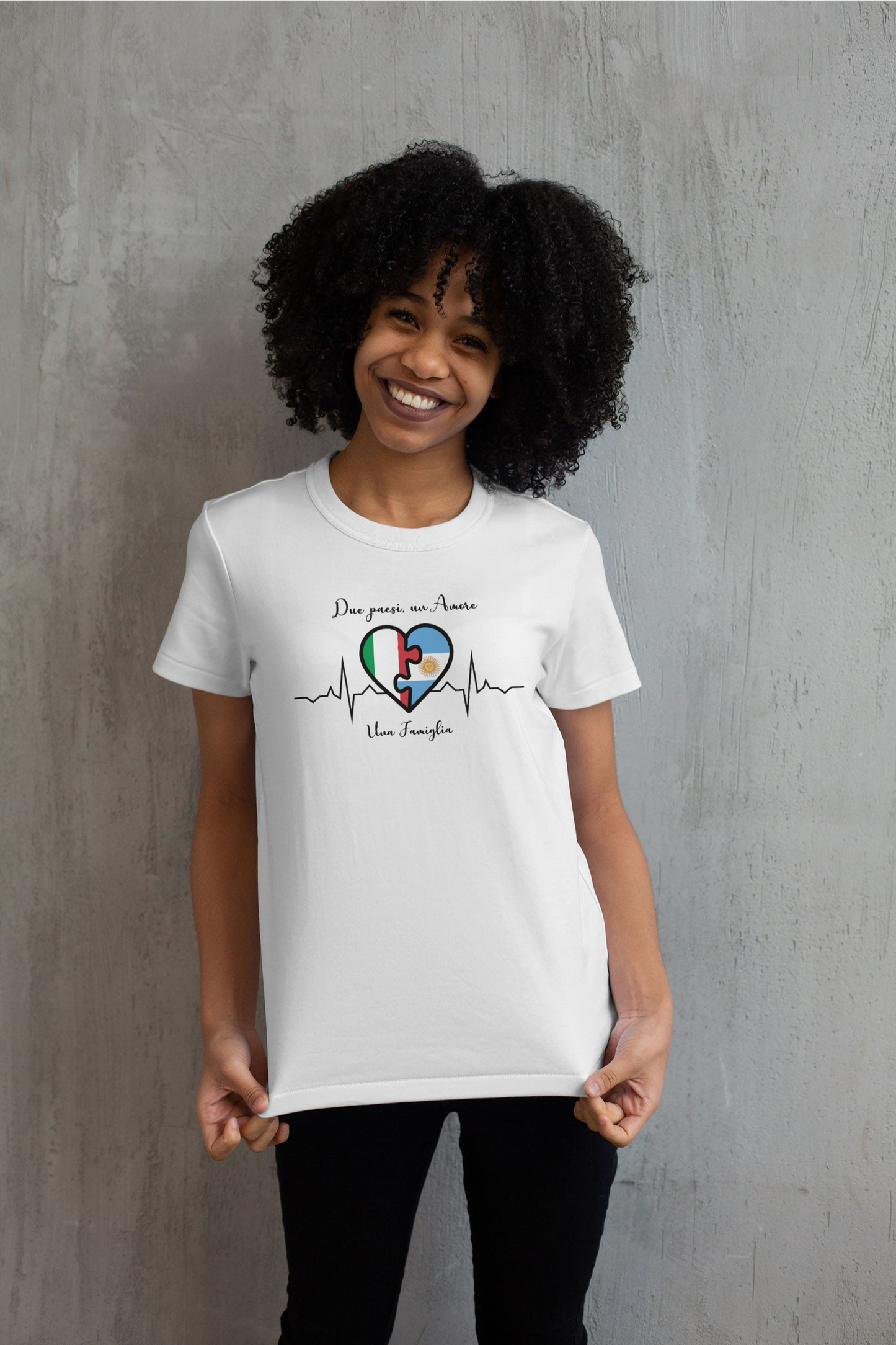 T-shirt Due paesi un Amore