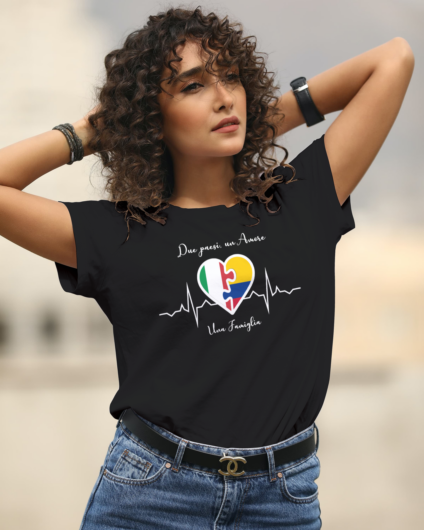 T-shirt Due paesi un Amore