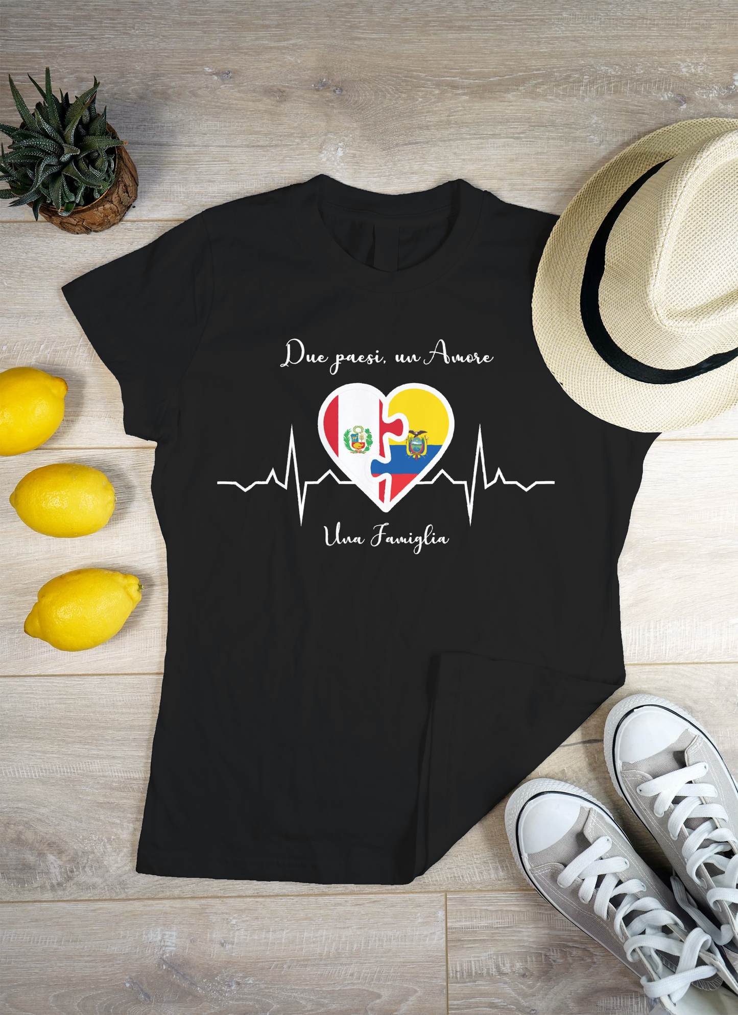 T-shirt Due paesi un Amore
