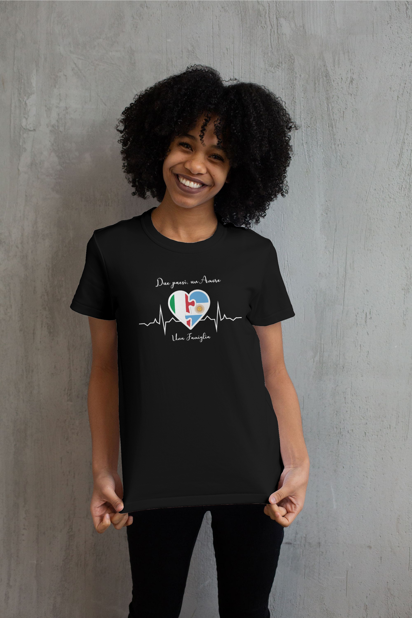 T-shirt Due paesi un Amore