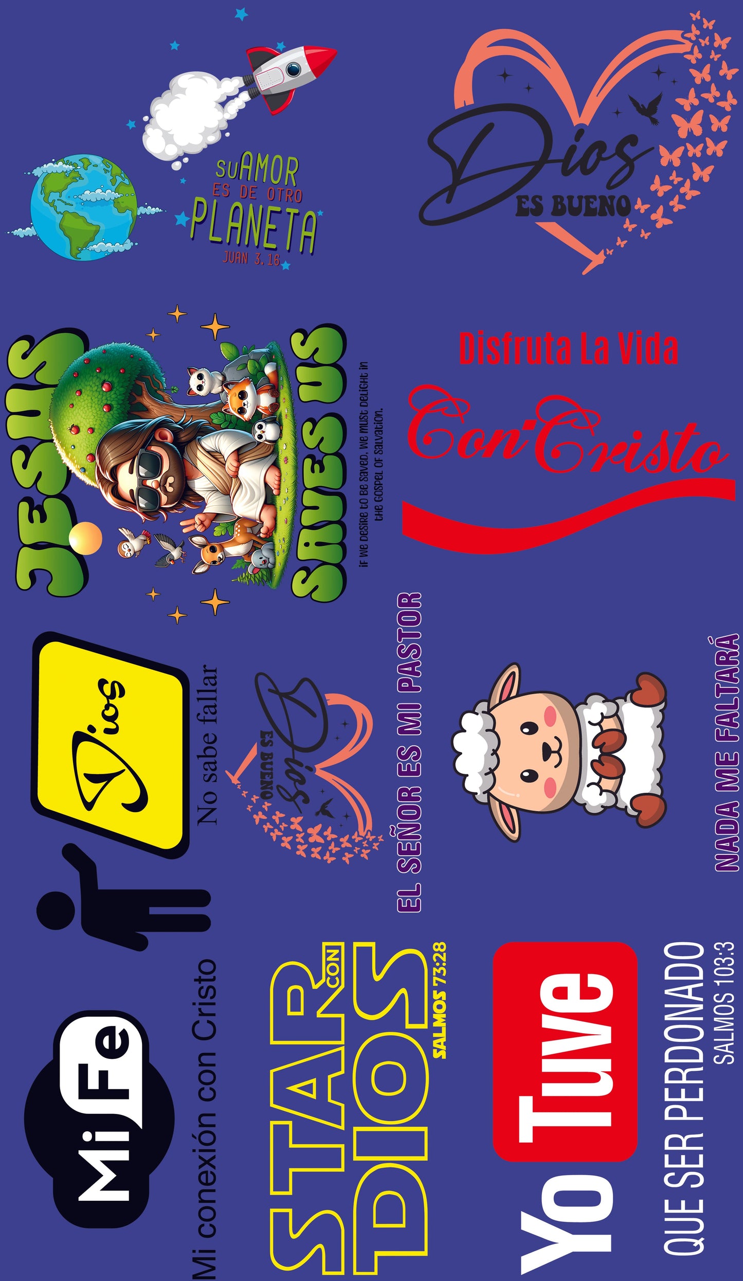 METRI STAMPA DTF DISEGNI VARI